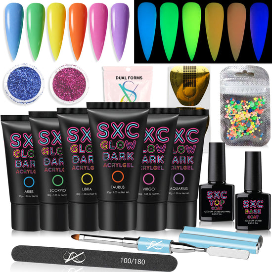 SXC Cosmetics Poly Extension Gel Nail Kit - Zodiac Series 1