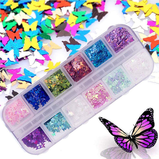 SXC Cosmetics Poly Extension Gel Nail Kit - Butterfly Series