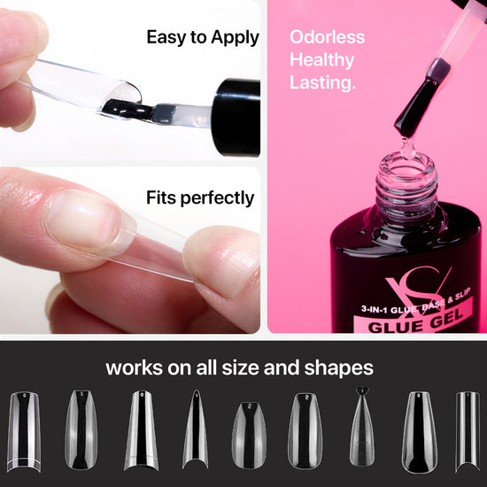 How to Use the Multipurpose Solid Nail Glue Gel - YouTube