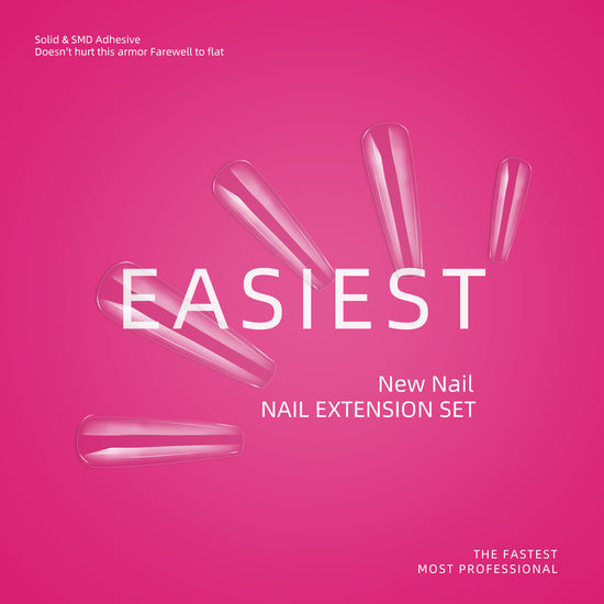 SXC Gel X Nail Kit with XXL Nail Tips and Glue Gel for beginners!