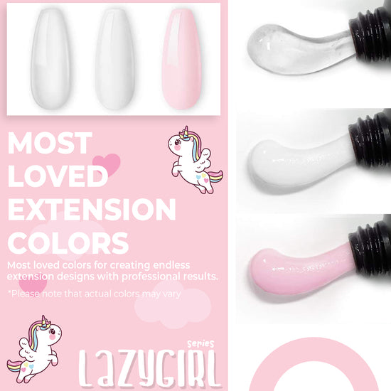 SXC Cosmetics Extension Gel Nail Kit - Lazy Girl Series