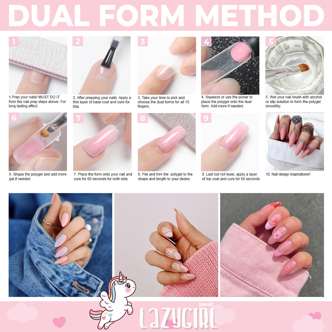 SXC Cosmetics Extension Gel Nail Kit - Lazy Girl Series
